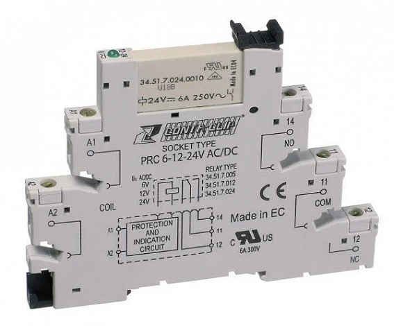 Релейный модуль prcu 1/24 v dc