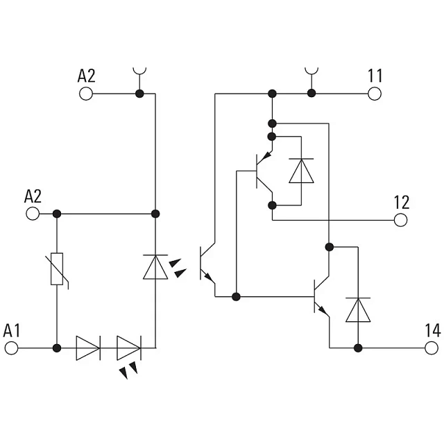 Твердотельные реле mos 24vdc/5-48vdc 0,5a